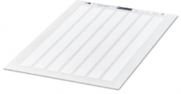Polyester Etikett, (L x B) 20 x 8 mm, weiß, DIN-A4-Bogen mit 224 Stk