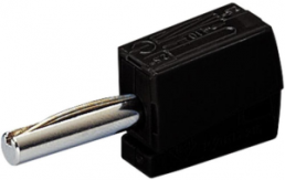 4 mm Stecker, Klemmanschluss, 0,5 mm², schwarz, 215-311