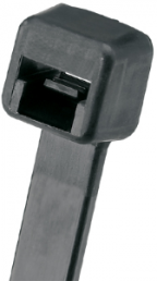 Kabelbinder, lösbar, Nylon, (L x B) 71 x 1.8 mm, Bündel-Ø 0.3 bis 15 mm, schwarz, UV-beständig, -60 bis 85 °C