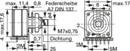 Kodier-Drehschalter, 10-polig, BCD, 100 mA/30 V AC/DC, 48435 26001