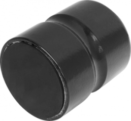 Rundelektrode schwarz mit Leitgummi und Verbindungsleitung (Gewicht ca. 2,3 kg)