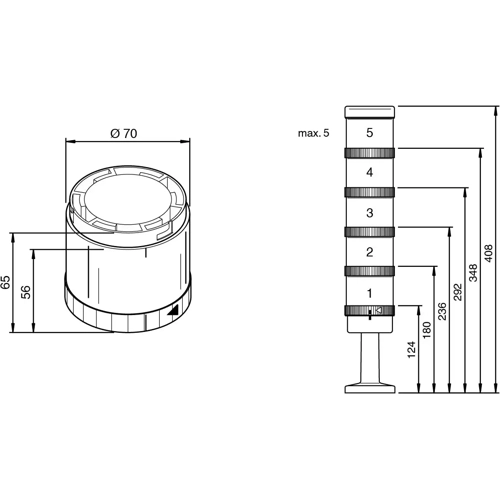216078 PEPPERL+FUCHS Optische Signalgeber Bild 2