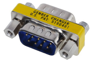 Gender Changer, D-Sub 1, 9-polig, Stift/Stift