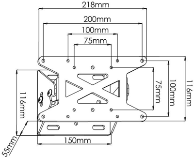 ICA-LCD-109 EFB-Elektronik Monitor Halterung Bild 2