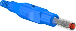 4 mm Stecker, Lötanschluss, 2,5 mm², blau, 22.2652-23
