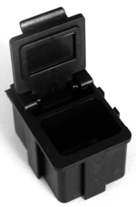 SMD-Box, schwarz, (L x B x T) 16 x 12 x 15 mm, 9-321-VE10