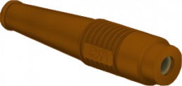 4 mm Isoliertülle, Lötanschluss, 2,5 mm², braun, 64.1004-27