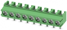 Leiterplattenklemme, 9-polig, RM 5 mm, 0,2-2,5 mm², 17.5 A, Schraubanschluss, grün, 1935381
