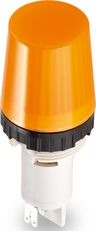 Singalleuchte mit Lampenfassung BA15d, 250 V, transparent, Einbau-Ø 30.5 mm
