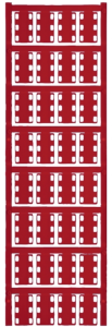 Polyamid Kabelmarkierer, beschriftbar, (B x H) 23 x 14 mm, max. Bündel-Ø 40 mm, rot, 1852420000