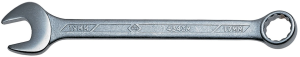 Ring-/Maulschlüssel, 10 mm, 15°, 140 mm, 36 g, Chrom-Vanadium Stahl, T4343M 10