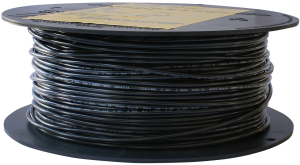 PVC-Schaltlitze, FÜNFNORM H05V2-K, 1,0 mm², AWG 18, grün/gelb, Außen-Ø 2,8 mm