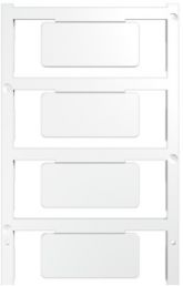 Polyamid Gerätemarkierer, (L x B) 42 x 19 mm, weiß, 40 Stk