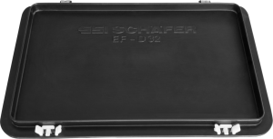 Deckel für Eurobehälter, schwarz, (L x B) 400 x 300 mm, H-18S 4030S