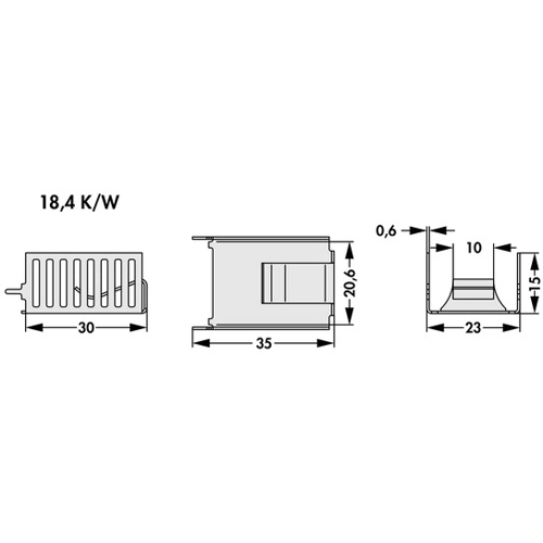 FK 275 MI 247 V Fischer Elektronik Kühlkörper Bild 2