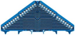 Rangierverteilerklemme, Push-in-Anschluss, 0,5-1,5 mm², 64-polig, 6 A, 4 kV, blau, 1267820000