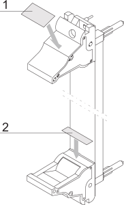 Steckbaugruppen Beschriftungsetikett für IEL, IETGriff, Bogen mit 320 Stück. 19 x 4,8 mm