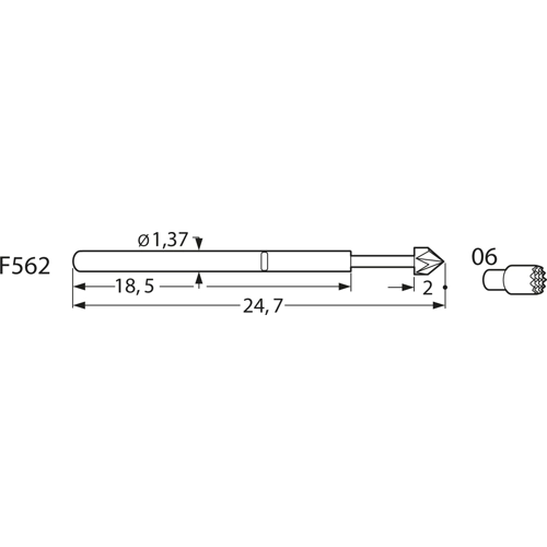 F56206B190G200 Feinmetall Prüfstifte Bild 3