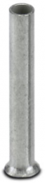 Unisolierte Aderendhülse, 0,75 mm², 10 mm lang, DIN 46228/1, silber, 3200234