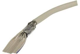 Flachbandleitung, 20-polig, RM 1.27 mm, 0,09 mm², AWG 28, grau
