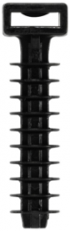 Kabelbinder, Kunststoff, (L x B) 10 x 43.5 mm, schwarz, -40 bis 100 °C