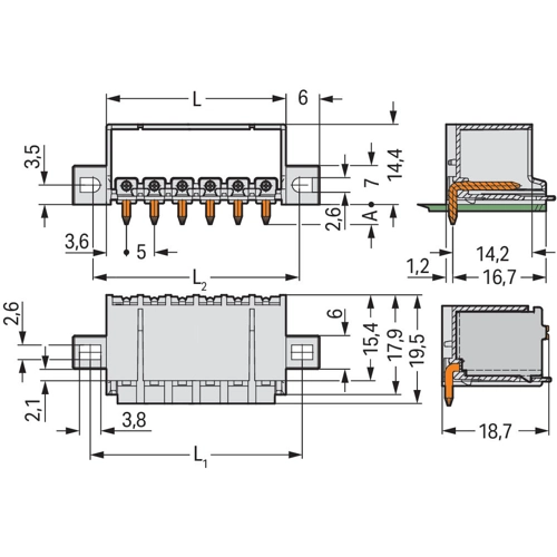 2092-1422/205-000 WAGO Steckverbindersysteme Bild 2