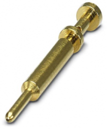 Stiftkontakt, 0,06-0,25 mm², AWG 28-24, Crimpanschluss, vernickelt/vergoldet, 1623607