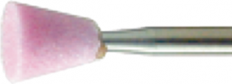 Schleifstifte, Ø 6.5 mm, Schaft-Ø 2.4 mm, Schaftlänge 6.5 mm, Zylinder, 736 104 ROSA