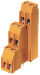 Leiterplattenklemme, 12-polig, RM 5.08 mm, 0,08-6,0 mm², 20 A, Schraubanschluss, orange, 1979060000