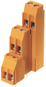 Leiterplattenklemme, 30-polig, RM 5 mm, 0,08-6,0 mm², 20 A, Schraubanschluss, orange, 1978910000