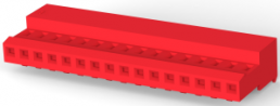 Buchsengehäuse, 16-polig, RM 2.54 mm, abgewinkelt, rot, 4-640440-6