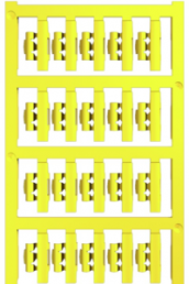 Polyamid Kabelmarkierer, beschriftbar, (B x H) 21 x 5.8 mm, max. Bündel-Ø 2.5 mm, gelb, 1813210000