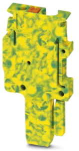 Stecker, Push-in-Anschluss, 0,14-1,5 mm², 1-polig, 17.5 A, 6 kV, gelb/grün, 3212675