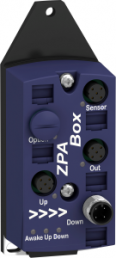 ZPA-Anschlussbox, Anschluss M12, Anschluss Sensor und Betätiger IP67