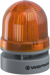 LED-Signalleuchte mit Akustik, Ø 62 mm, 95 dB, 4000 Hz, gelb, 24 V AC/DC, 460 310 75