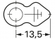 Masseanschluss-Symbol Größe M 4