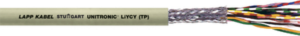 PVC Datenkabel, 10-adrig, 0,14 mm², AWG 26, grau, 0035134
