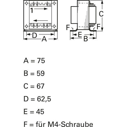 EL 50/18 Block Netztransformatoren Bild 2