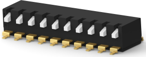 DIP-Schalter, Ein-Aus, 10-polig, gerade, 0,025 A/24 VDC, 1-2319764-5
