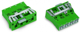 Stecker, 4-polig, Snap-in, Federklemmanschluss, 0,5-4,0 mm², grün, 770-2334/007-000