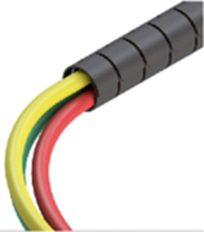 Kabelschutzschlauch, 15 mm, schwarz, PP, 8349FA01