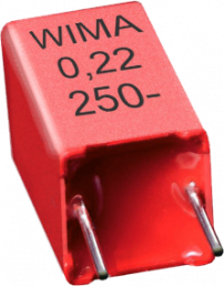 MKP-Folienkondensator, 10 nF, ±20 %, 630 V (DC), PP, 5 mm, MKP2J021001E00MSSD