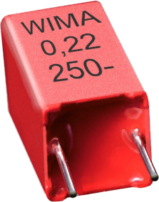 MKP-Folienkondensator, 15 nF, ±10 %, 250 V (DC), PP, 5 mm, MKP2F021501B00KSSD