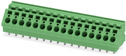 Leiterplattenklemme, 16-polig, RM 7.5 mm, 0,2-6,0 mm², 32 A, Federklemmanschluss, grün, 1760646