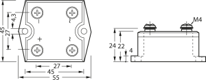 N.A. Brückengleichrichter, 1600 V, 35 A, PSB 35T/16