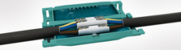 Gel-Kabelgarnitur mit Verbinderblock, für Kabel 1 x 10 mm² bis 1 x 50 mm², 86 mm lang