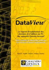 Software, Plattform für Datenauswertung für Leistungs-/Energiequalitätsanalysator, SOFTWARE DATAVIEW