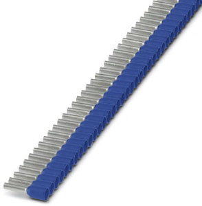 Isolierte Aderendhülse, 0,75 mm², 14 mm/8 mm lang, DIN 46228/4, blau, 1200163