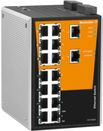 Ethernet Switch, managed, 16 Ports, 100 Mbit/s, 12-48 VDC, 1241100000