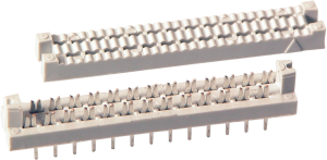 Leiterplattensteckverbinder, 10-polig, RM 2.54 mm, gerade, grau, 22010.1